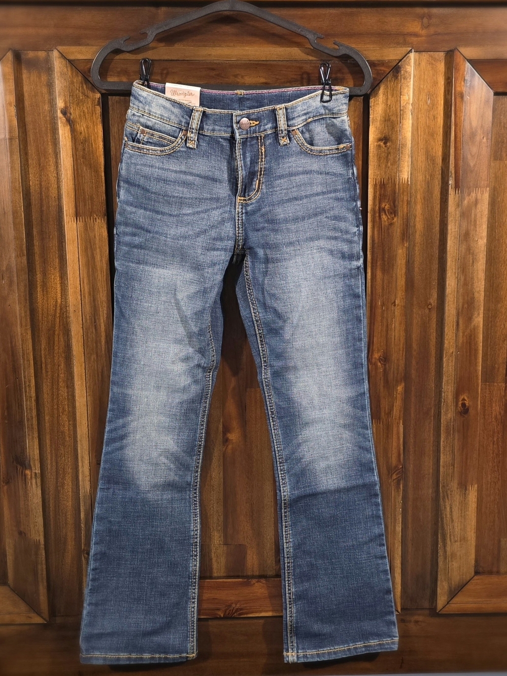 NWT Wrangler Retro Girls Boot Cut Denim Jeans